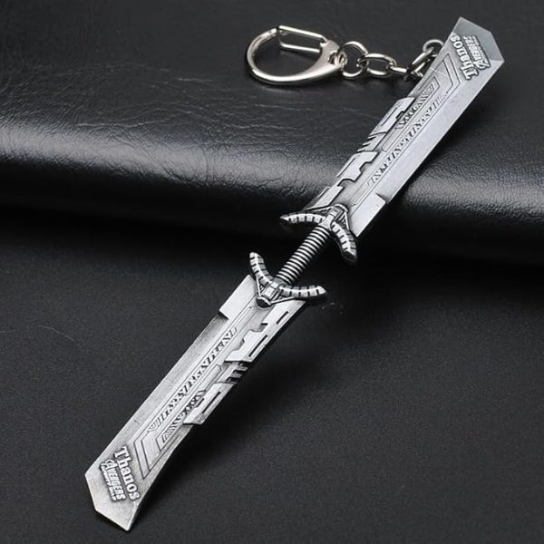Avengers Thanos Double-Bladed Sword KeyChain Key ring - Image 6