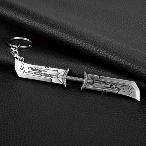 Avengers Thanos Double-Bladed Sword KeyChain Key ring - Image 5