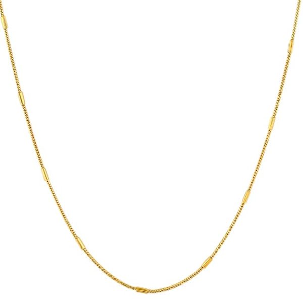 Gold Plated Chain for Men And Woman Contemporary