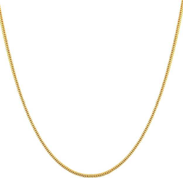 Fashion Frill Golden Chain Gold Plated Gold Chain for Girls Women Men Boys