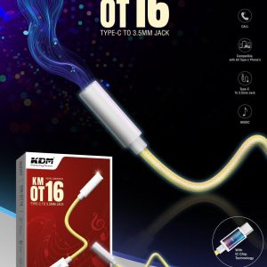 KDM Type C to 3.5MM Audio Jack Connector KM-OT16