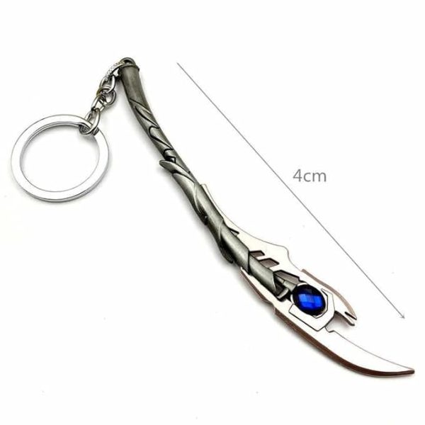 Marvel Avengers Loki Scepter Cosplay Infinity Stone Metal Keychain Keyring for Bike Car - Image 4