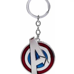 Marvel Avengers A Logo Rotating Spinner Keychain