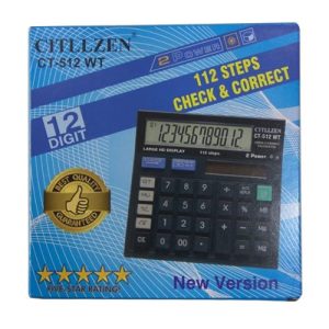 CITLLZEN CT-512 WT Electronic Calculator