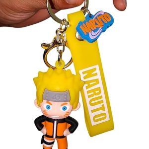 NARUTO Keychain & Keyring for Kids Premium Marvel Silicone Keychains Accessories for Boy | Girl